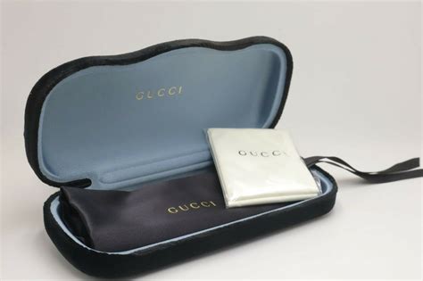 gucci sunglass case leather|gucci velvet sunglass case.